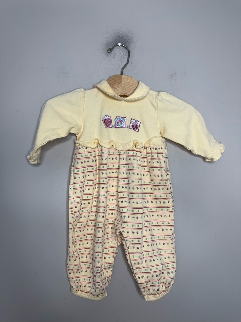 $14 ADD ON Vintage Honors Baby romper‎ Strawberry Butterfly Ladybug Hong Kong